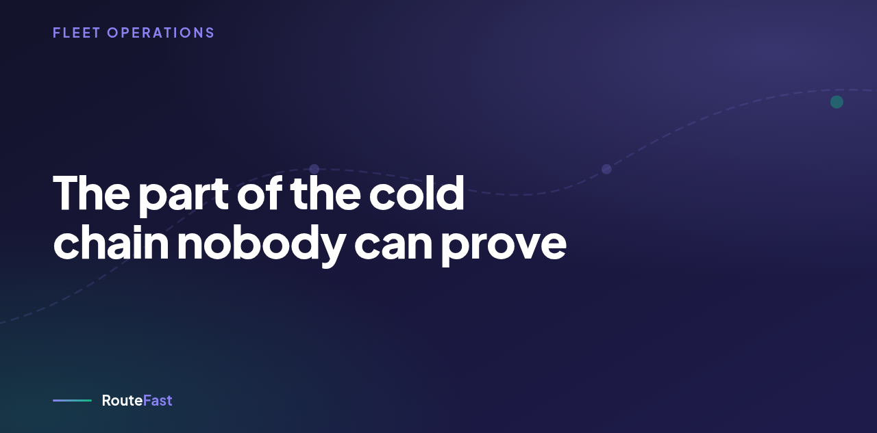 The part of the cold chain nobody can prove